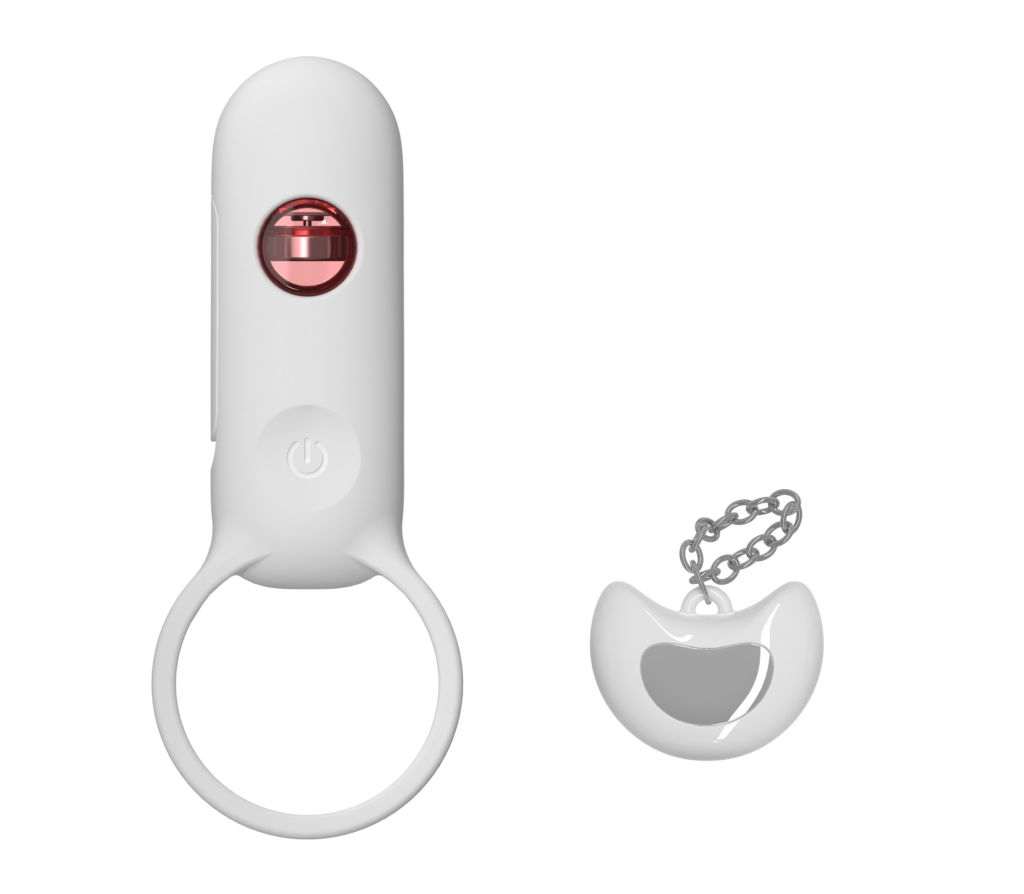 【Womafire(ウーマファイヤー)】Vibe Ring（バイブ リング）　ホワイト　カップルリング・リングバイブ