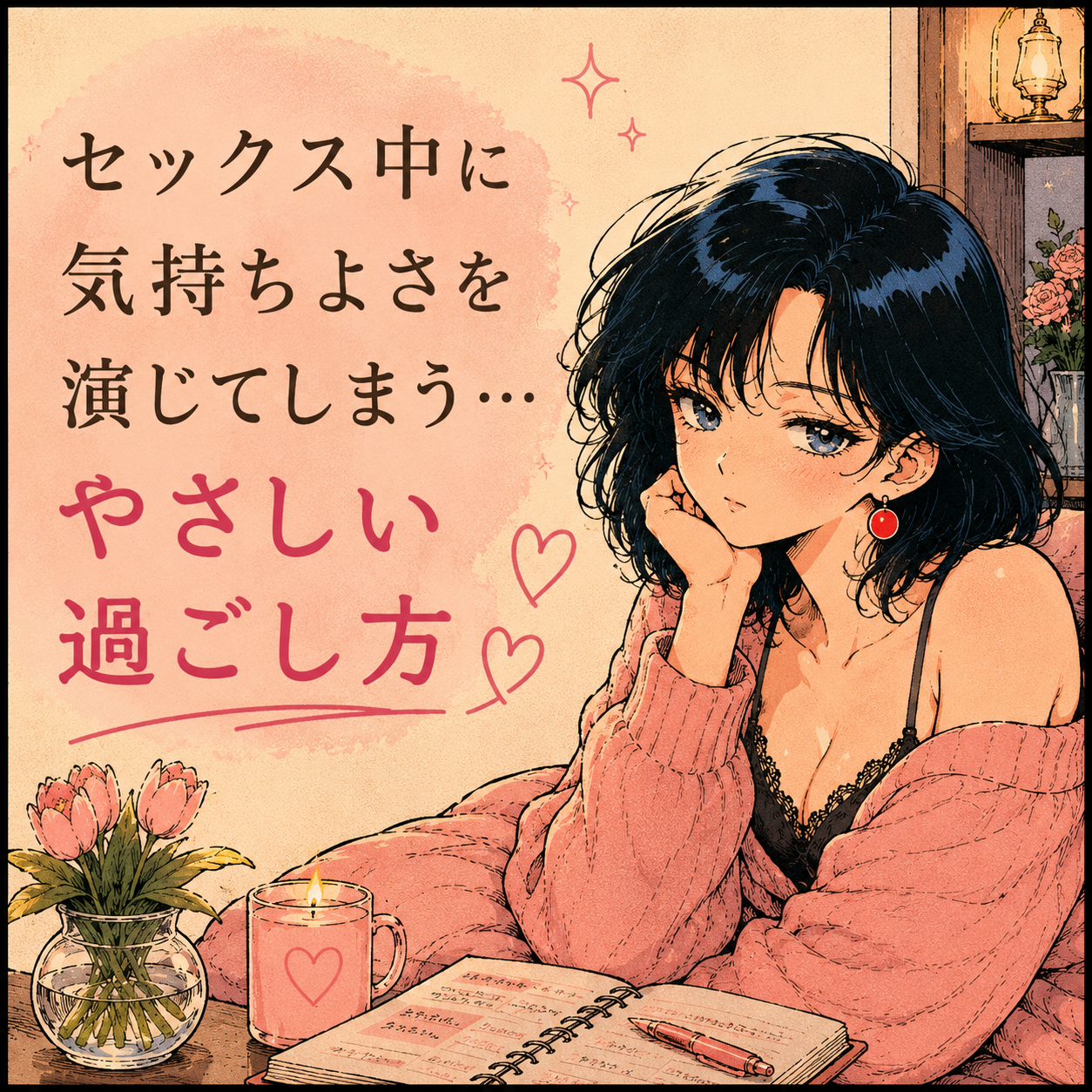 セックス中に気持ちよさを演じてしまう…やめたいときの小さな伝え方