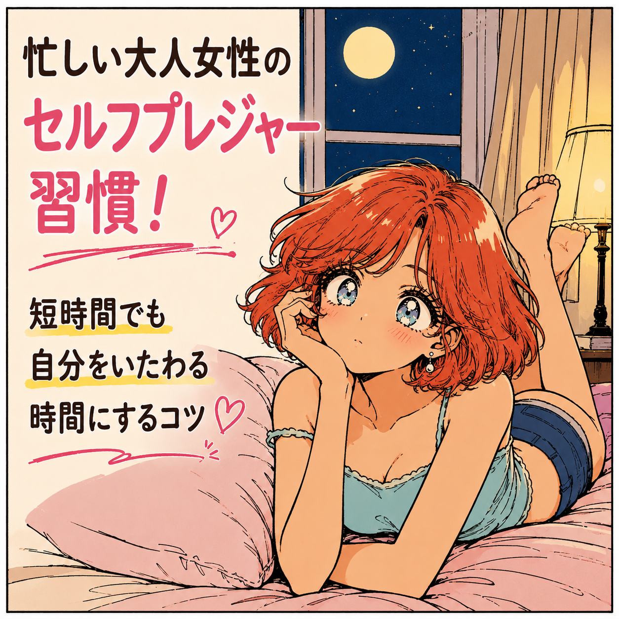 忙しい大人女性のセルフプレジャー習慣｜短時間でも自分をいたわる時間にするコツ