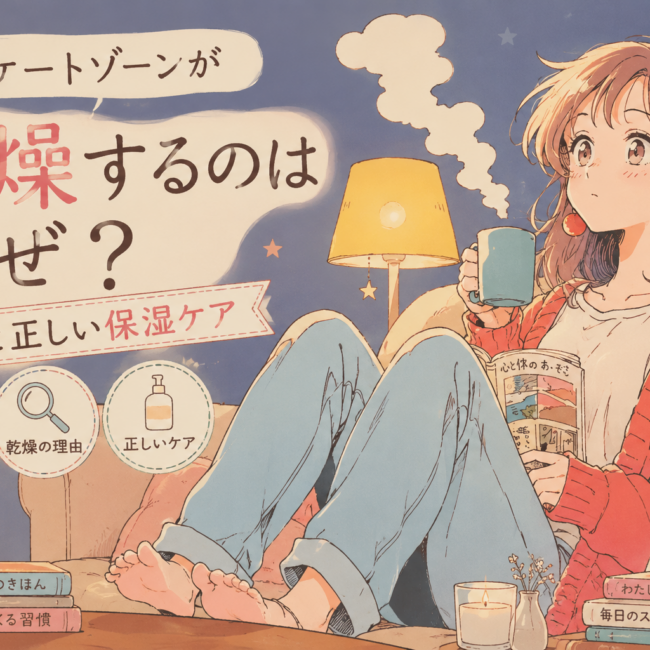 デリケートゾーンが乾燥するのはなぜ？原因と正しい保湿ケア